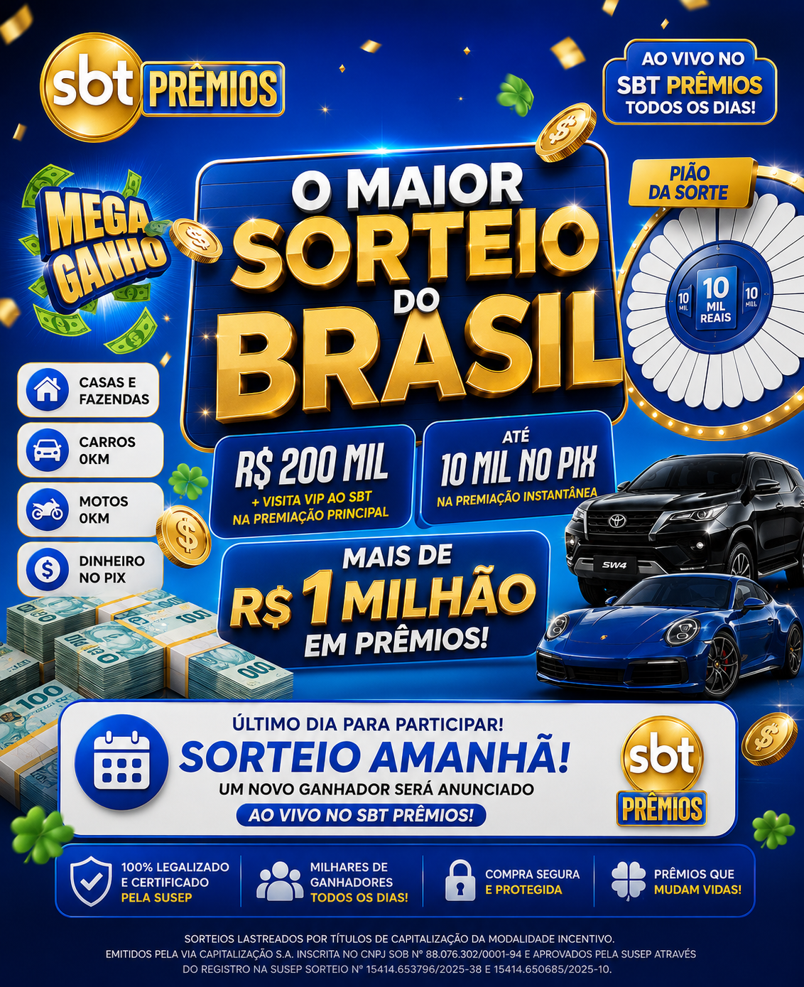 O Maior Sorteio do Brasil — SBT Prêmios
